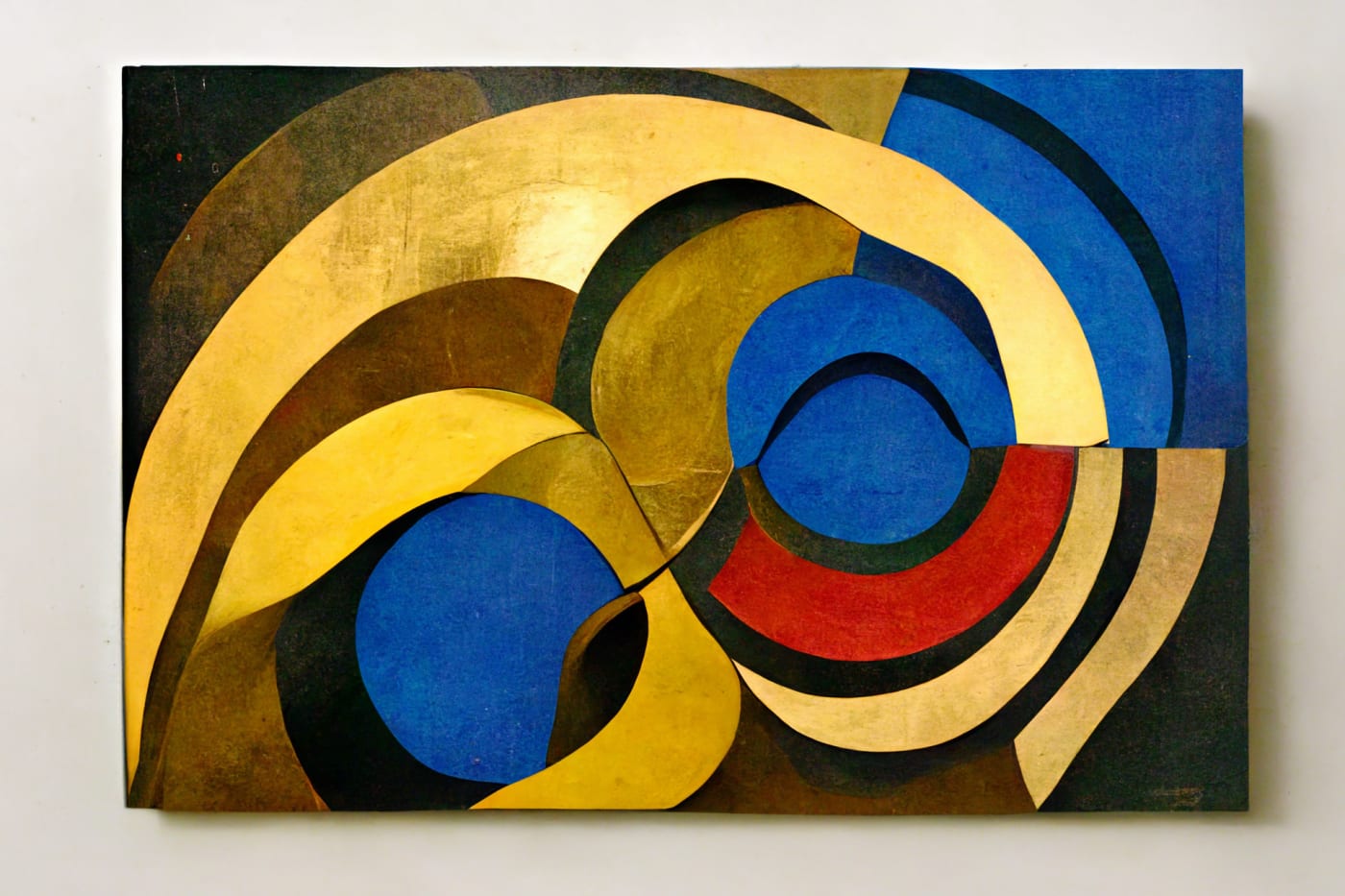Minimalist cubist generative composition