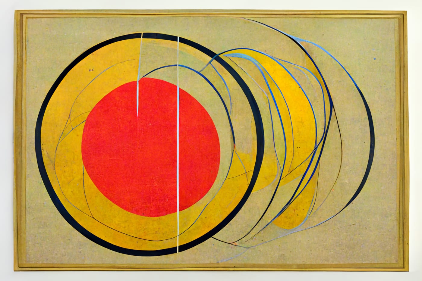 Minimalist generative abstract composition